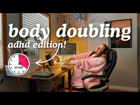 Virtual Body Doubling - adhd edition! (water breaks, lofi & wiggles!) 🦋✨