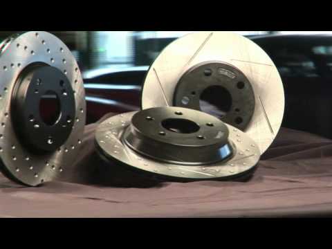 Brake Decisions:  Drilled vs. slotted rotors