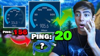 Can an *Ethernet Cord* give me BETTER ping in Fortnite!