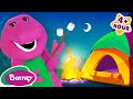 Let S Go Camping Summer Activities For Kids Brain Break Barney The Dinosaur