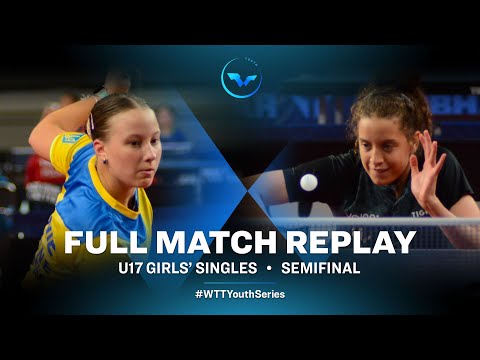 GODA Hana (EGY) VS MATIUNINA Veronika (UKR) | U17 GS Semifinal | WTT YC Varazdin 2023