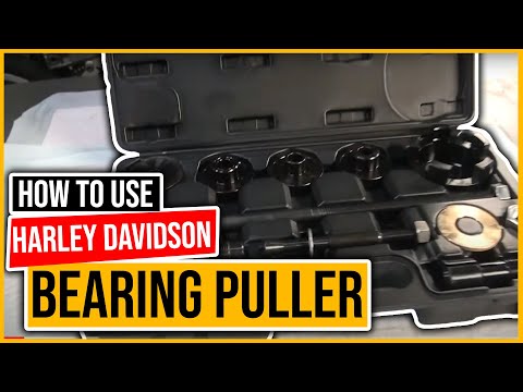 How to use Wheel Bearing Puller Remover and Installer Tool for Harley Davidson 2000 and Up