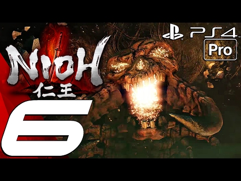 Nioh - Gameplay Walkthrough Part 6 - Great Centipede Boss Fight (PS4 PRO)