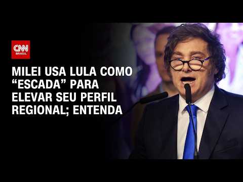 Milei usa Lula como “escada” para elevar seu perfil regional; veja análise | CNN PRIME TIME