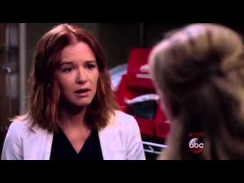 Grey's anatomy 12x04 "Old Time Rock'n Roll" April and Arizona cry in a supply closet