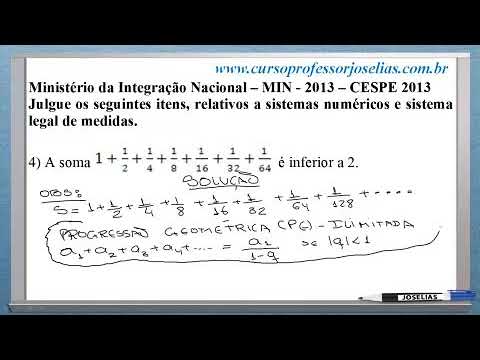 QUESTÃO 04   MATEMÁTICA CESPE