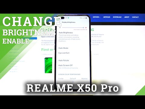 How to Activate Automatic Brightness in Realme X50 Pro – Brightness Level