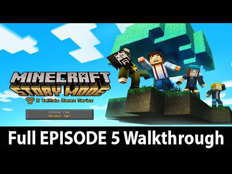 Minecraft Story Mode Episode 5 Full Walkthrough NO Commentary w/ Ending