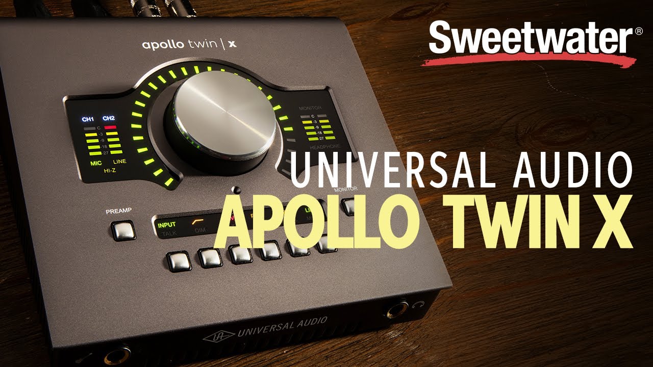 Universal Audio Apollo Twin X Audio Interface Overview - YouTube