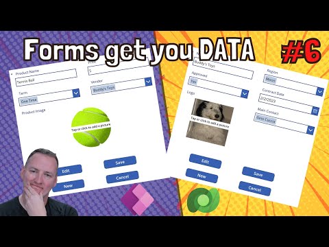 Forms to view and edit your Data in Canvas Apps EP6 Forms to view and edit your Data in Canvas Apps EP6