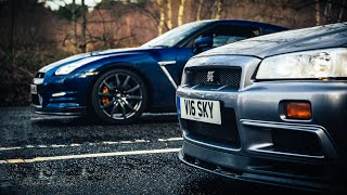 R34 Nissan Skyline GT-R Vs R35 GT-R: The Ultimate Godzilla Review