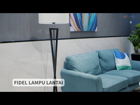 Gambar Informa Fidel Lampu Lantai - Hitam/Linen