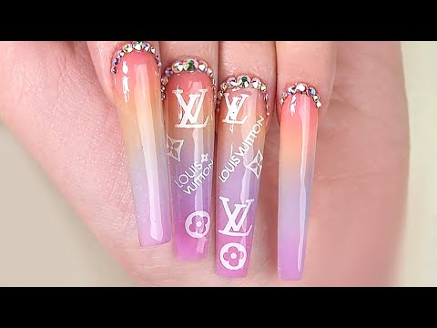 How to Apply Dip Powder with Long Nail Tips | Step by Step