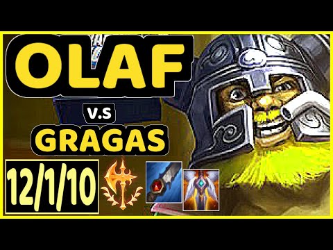 SHRIMP (OLAF) vs GRAGAS - 12/1/10 KDA JUNGLE CHALLENGER GAMEPLAY - BR