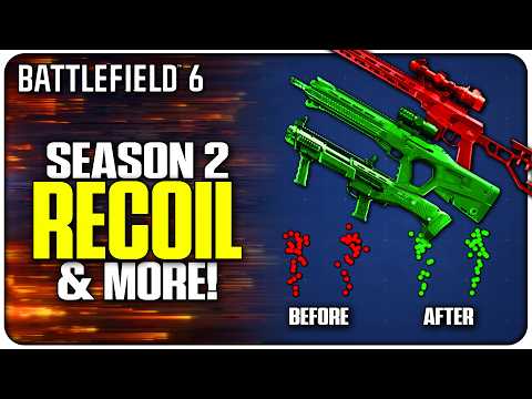 Recoil Comparison + More Balancing Details! | (Battlefield 6 Season 2)