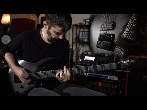 Solar Guitars A1.6FBB-29 - Double Drop D demo