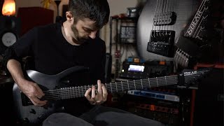 Video thumbnail for Solar Guitars A1.6FBB-29 - Double Drop D demo by John Douglass