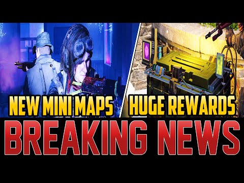 NEW MINI ZOMBIES MAPS REVEALED - MASSIVE REWARDS ADDED!  (Cold War Zombies)