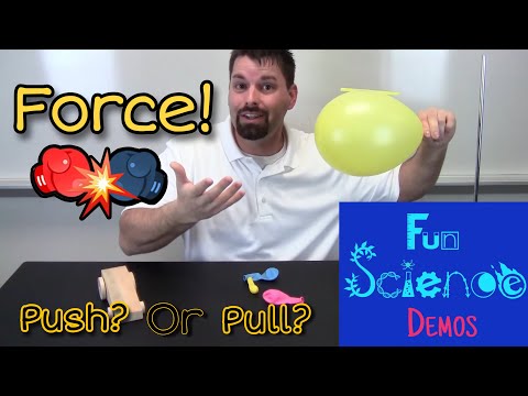 A Force is a Push or Pull