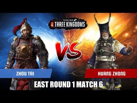 Zhou Tai vs Huang Zhong | Total War Three Kingdoms Duelist Tournament East Round 1 Match 6