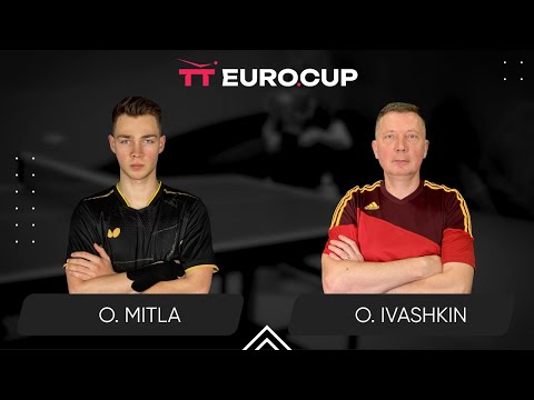 11:00 Oleksii Mitla - Oleksandr Ivashkin 21.02.2025 TT Euro.Cup Ukraine Master. TABLE 3