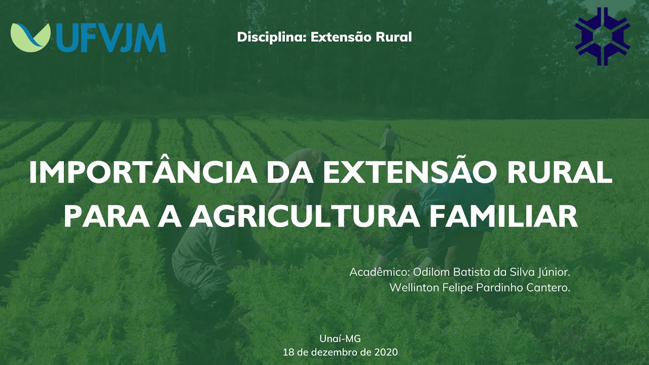Extensão Rural: Importância da Extensão Rural para a Agricultura Familiar