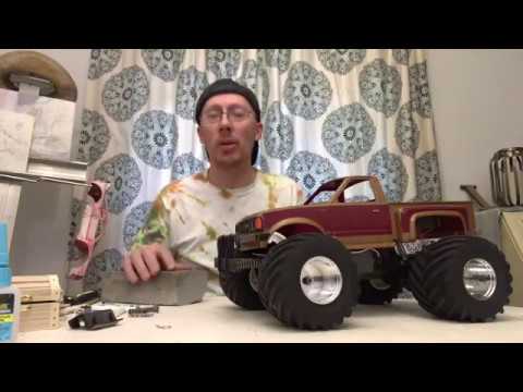 HOW TO MAKE BODY MOUNTS FOR THE MARUI BEAR RC TRUCK