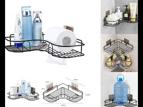 Stainless steel bathroom corner shelf