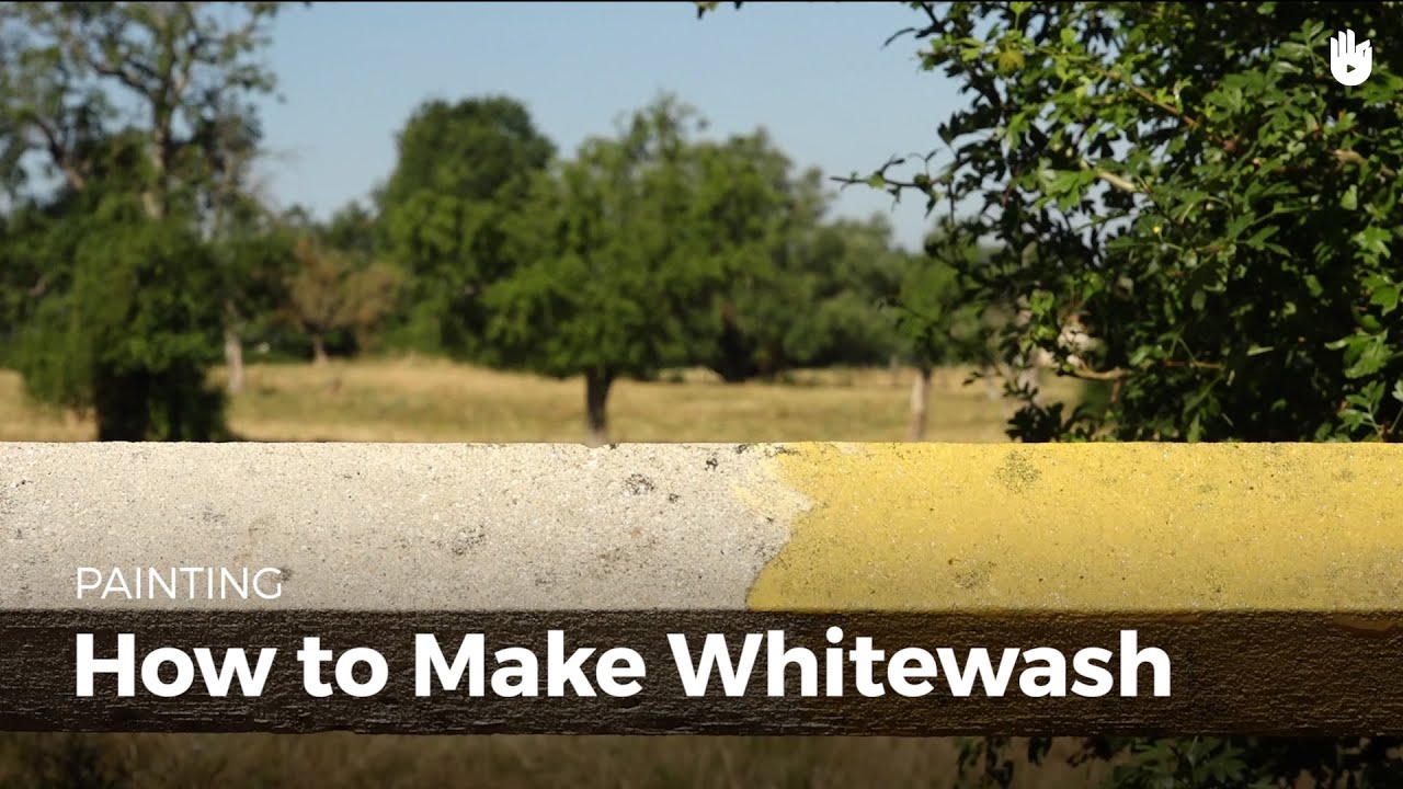 How to Make Natural Lime Whitewash Household DIY Projects Sikana