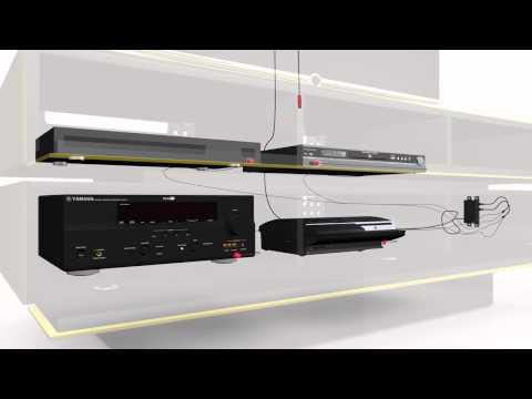 Spectral audio furniture - Infrared link system