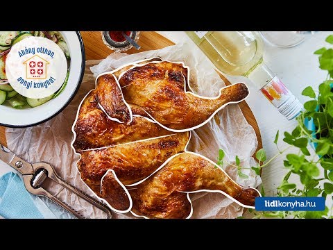 Mautner Zsófi receptje – Kiterített csirke paprikás-joghurtos pácban, uborkasalátával