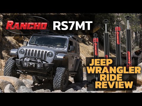 Rancho RS7MT Shocks Jeep Wrangler JL Ride Review