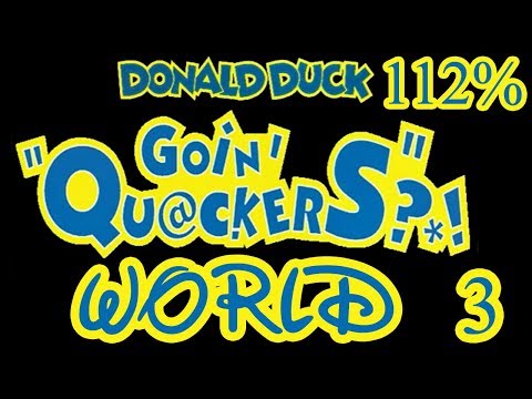 Disney's Donald Duck: Goin' Quackers 112% - WORLD 3 - Magica de Spells' Manor - Walkthrough