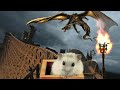 Hamster in Roller Coaster Maelstrom with dragon