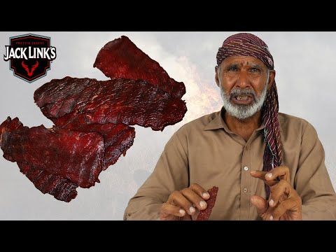 Tribal People Try Beef Steak Jerky