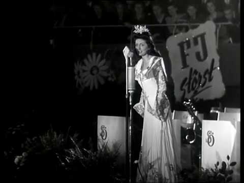 Rosita Serrano en "Ungdom med stil" | Kungliga tennishallen, Estocolmo, Suecia (1944)