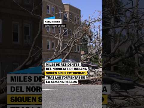 Residentes de INDIANA siguen SIN ELECTRICIDAD tras las TORMENTAS de la semana pasada #shorts