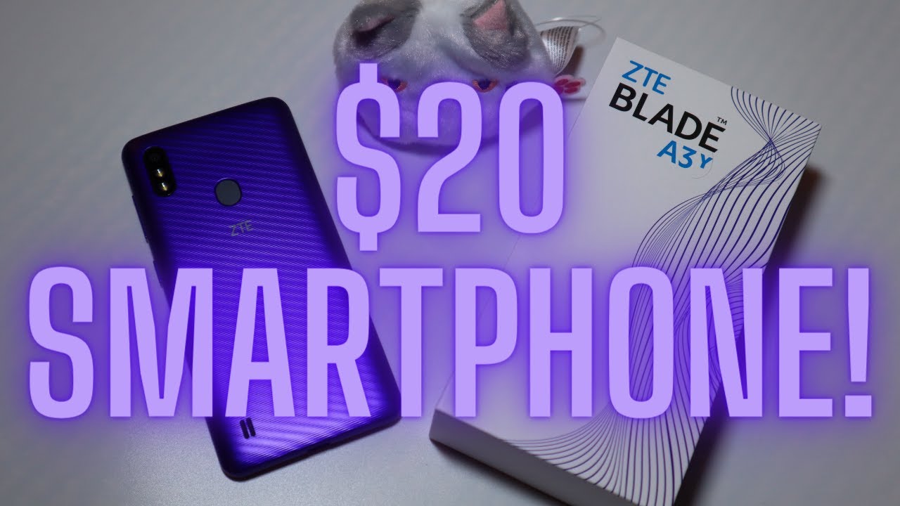$20 Yahoo Mobile Smartphone - ZTE Blade A3Y Unboxing!