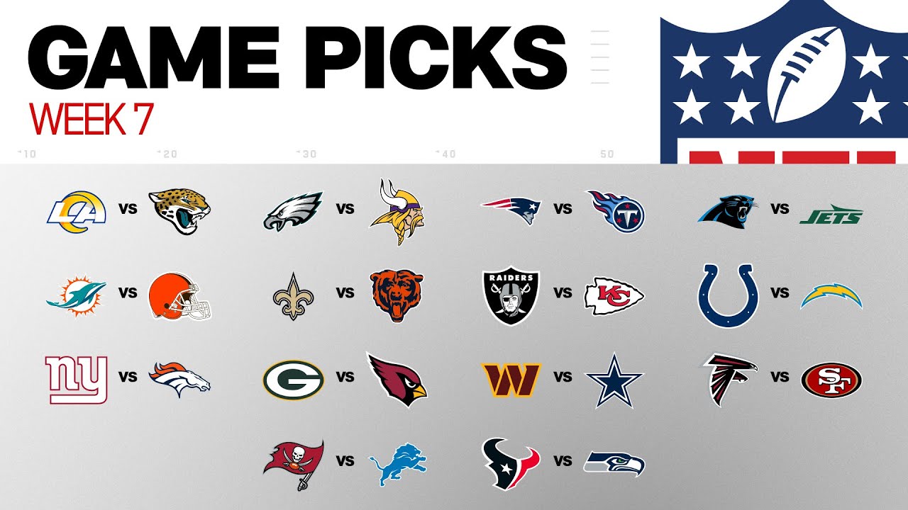 NFL Game Picks Week 7