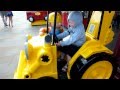 Harley On A Bob The Builder Scoop Ride Can We Fix It Yes We Can