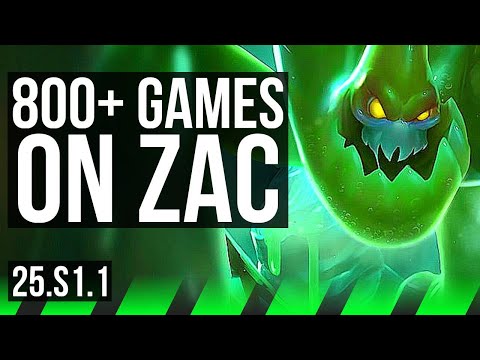 ZAC vs KAYN (JGL) | 800+ games, 4/3/13 | NA Grandmaster | 25.S1.1