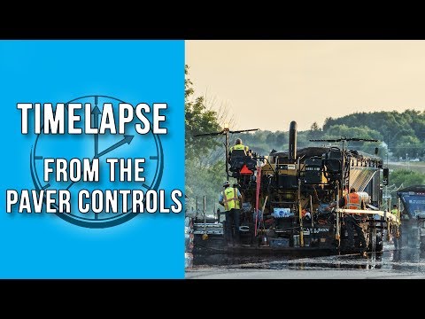 What is the Asphalt Paving Process | Asphalt Time Lapse