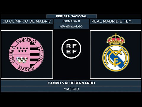 CD Olímpico de Madrid - Real Madrid B Femenino | Primera Nacional Femenina 2021/22 | Jornada 11
