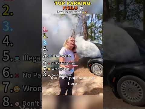 Top Parking Fails… Genius Moves 💀#noparking #carfails #instantkarma #traffic #funny #viral #fyp
