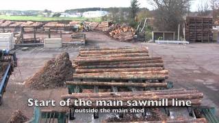 preview picture of video 'Secondary Economic Activity: Gordon's Sawmill, Nairn, Scotland Part 1'