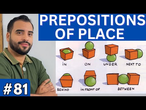 PREPOSITIONS OF PLACE (EXPLICACION FACIL) - PREPOSICIONES DE LUGAR EN INGLES
