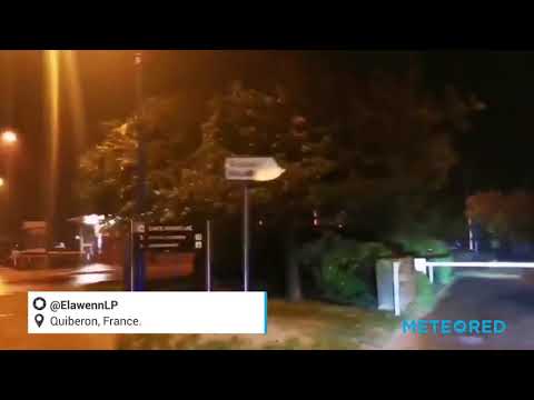 Storm Alex hits the west of France