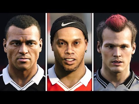 PES 2020 ALL 60 LEGEND FACES (Maradona, Ronaldinho, Beckham, etc.) Video