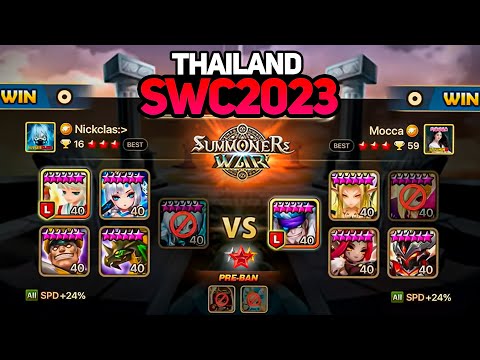 MOCCA vs NICKCLAS (BO5). SWC2023 THAILAND OPEN QUALIFIER - Summoners War