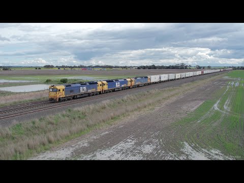 Mildura Container Train 7902V With BL26 BL33 G527 (9/9/2022) - PoathTV Australian Railways
